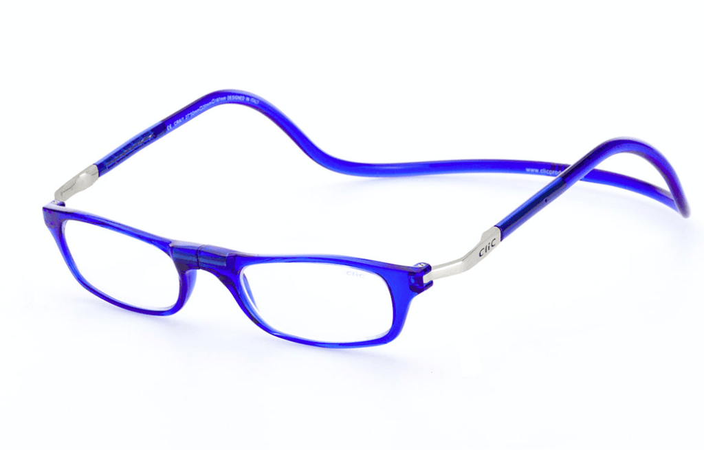 Clic leesbril blauw